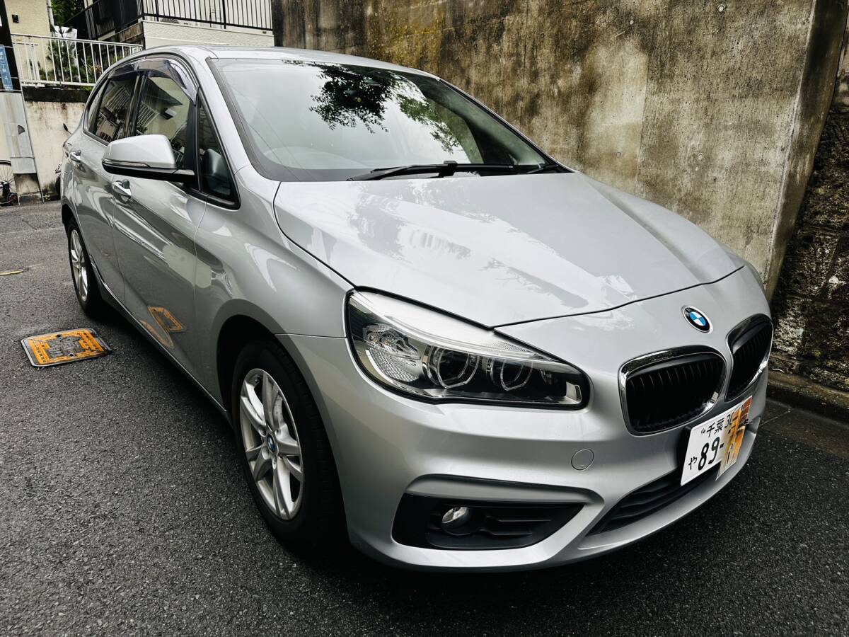 BMW 218iアクティブツアラー 内外超キレイ 平成27年 7万キロ 車検6年8月まで 高評価点良質車 の画像1