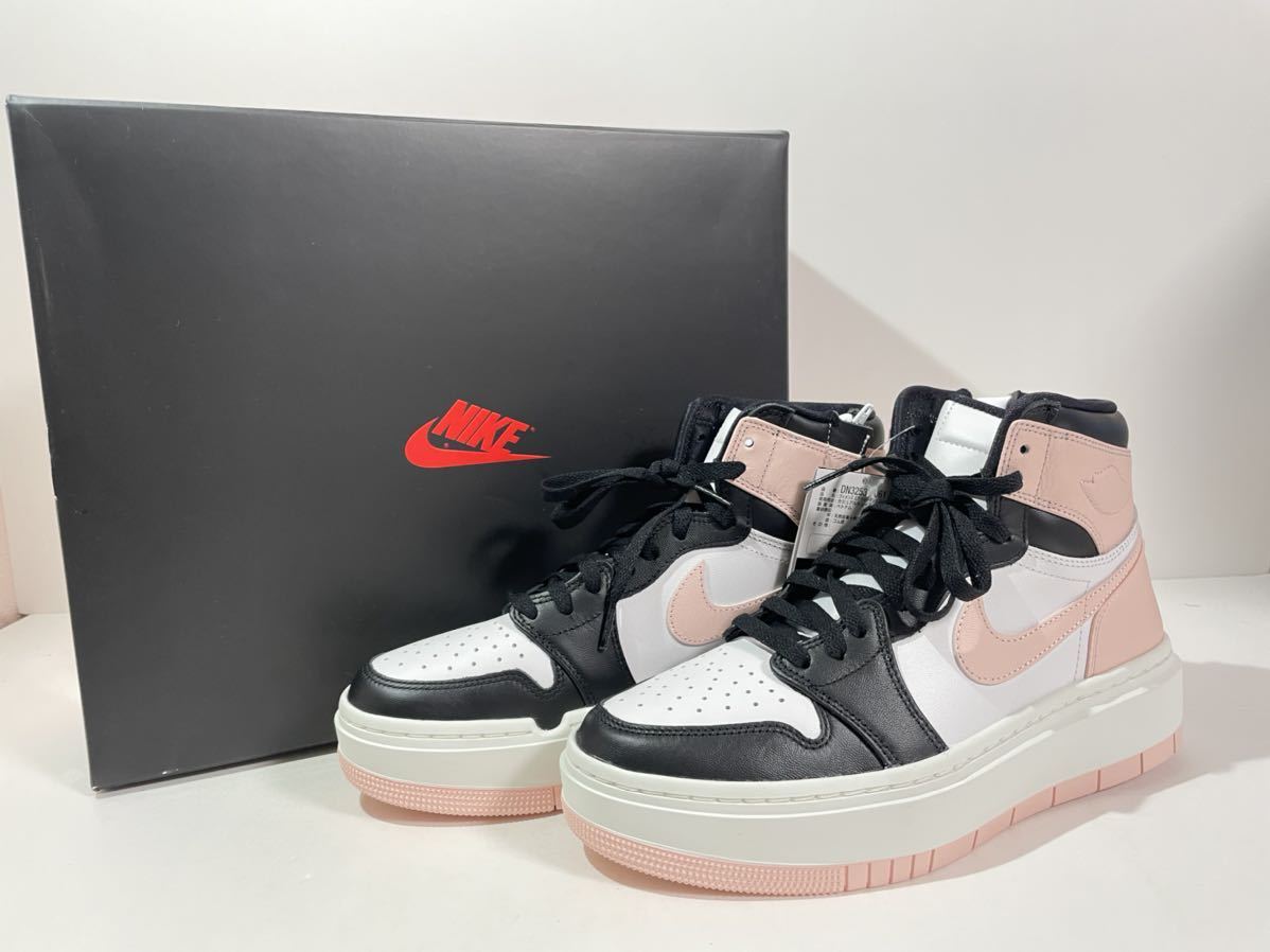 【送料無料】【新品】27㎝　NIKE WMNS AIR JORDAN 1 ELEVATE HIGH ナイキ ウィメンズ エアジョーダン 1 エレベートハイ　ブラック/ピンク_画像2