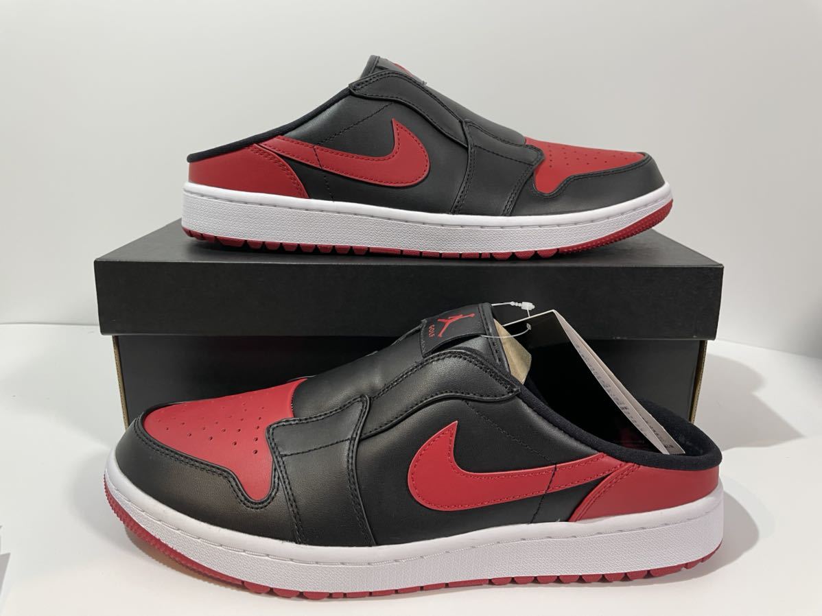 【送料無料】【新品】29㎝　NIKE AIR JORDAN 1 GOLF MULE BRED ナイキ エアジョーダン 1 ゴルフ ミュール ブレッド