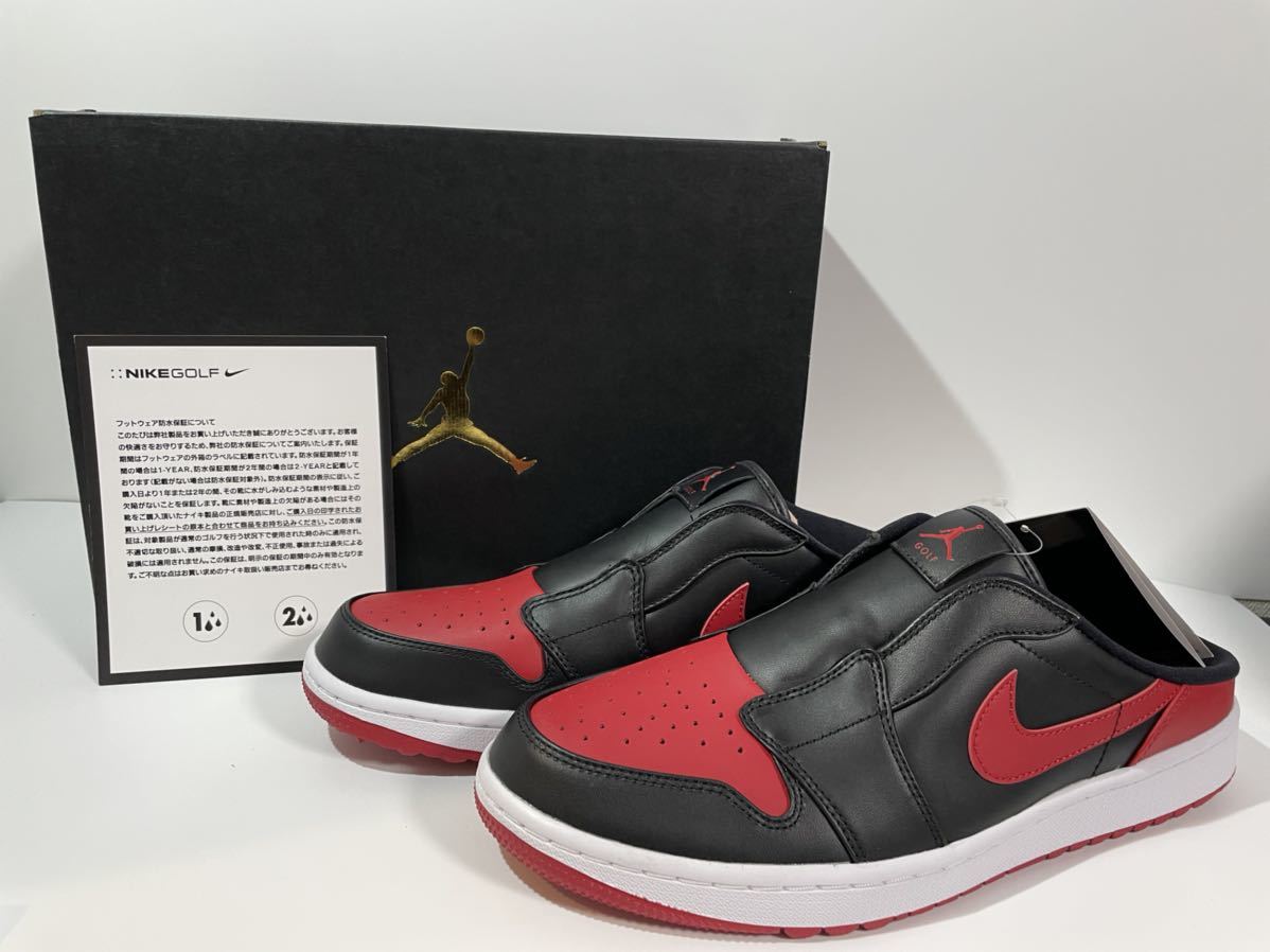 新品】29㎝ NIKE AIR JORDAN 1 GOLF MULE BRED ナイキ エア 新品】29㎝ NIKE AIR JORDAN 1 GOLF MULE BRED ナイキ エア
