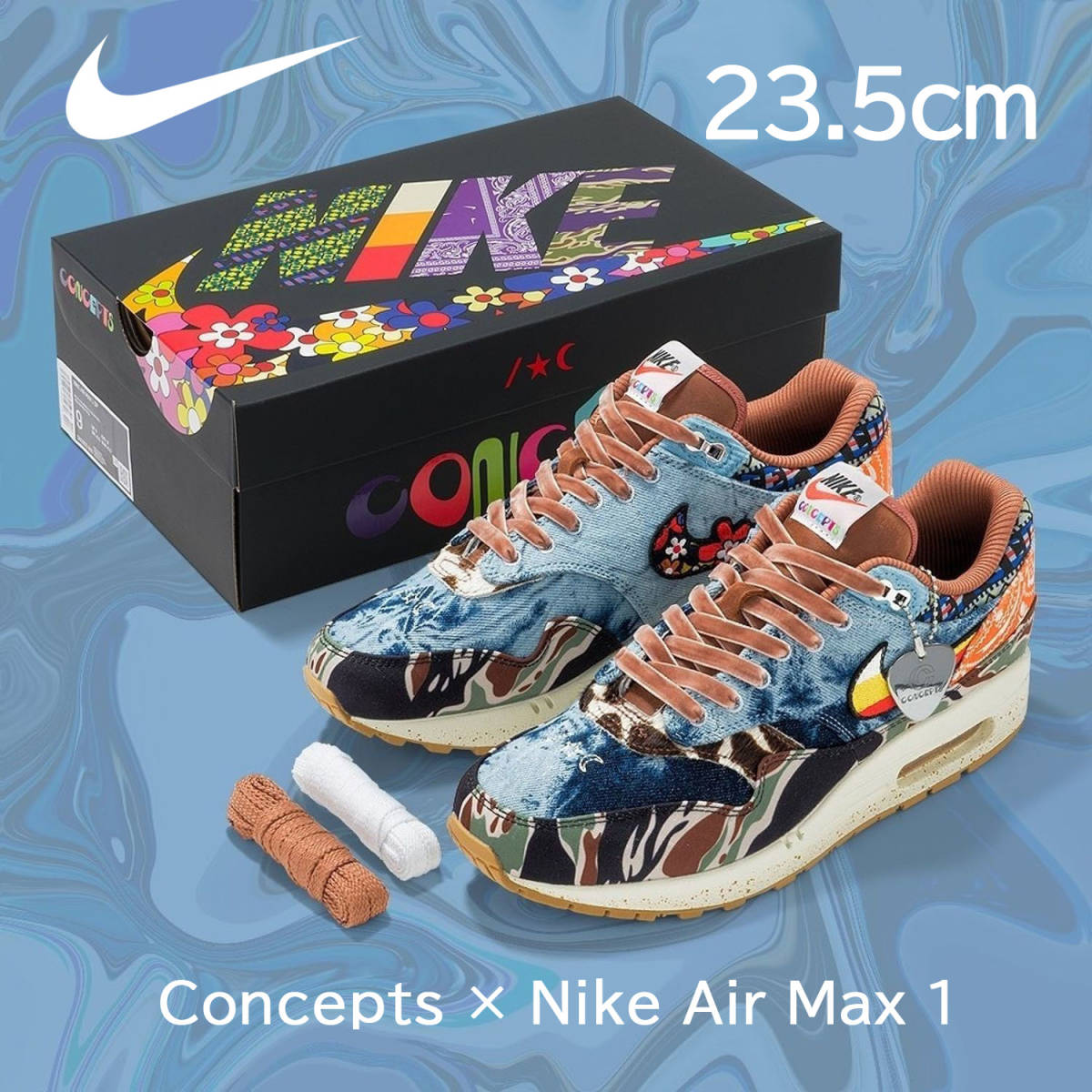 コンセプツ×ナイキ Concepts×Nike Air Max 1 Heavy 正規品 新品】23 5cm Concepts × Nike AirMax1 Heavy コンセプツ