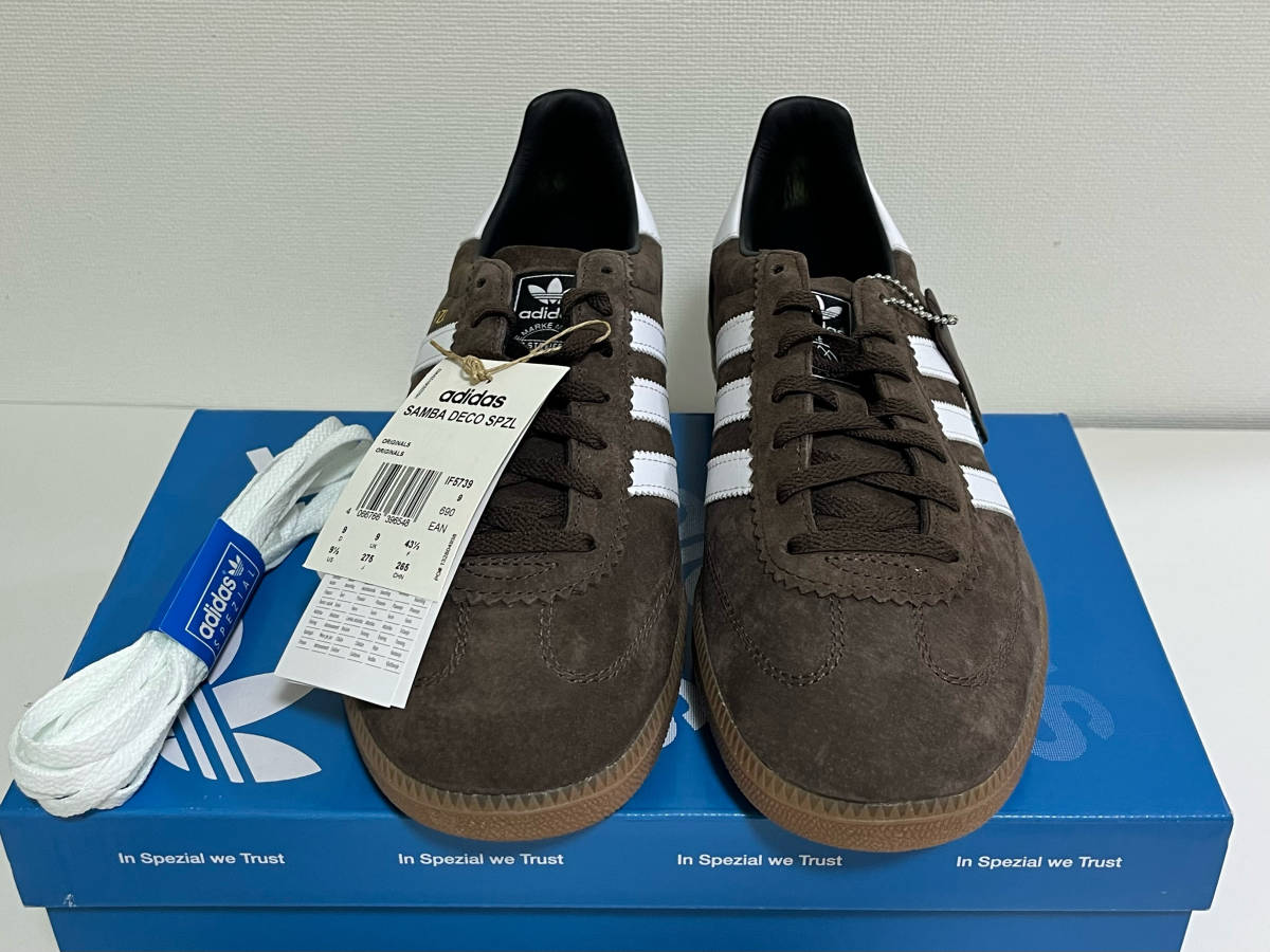 【送料無料】【新品】27.5cm　adidas Originals Samba Deco SPZL アディダス オリジナルス サンバ デコ  スペツィアル　ブラウン　IF5739