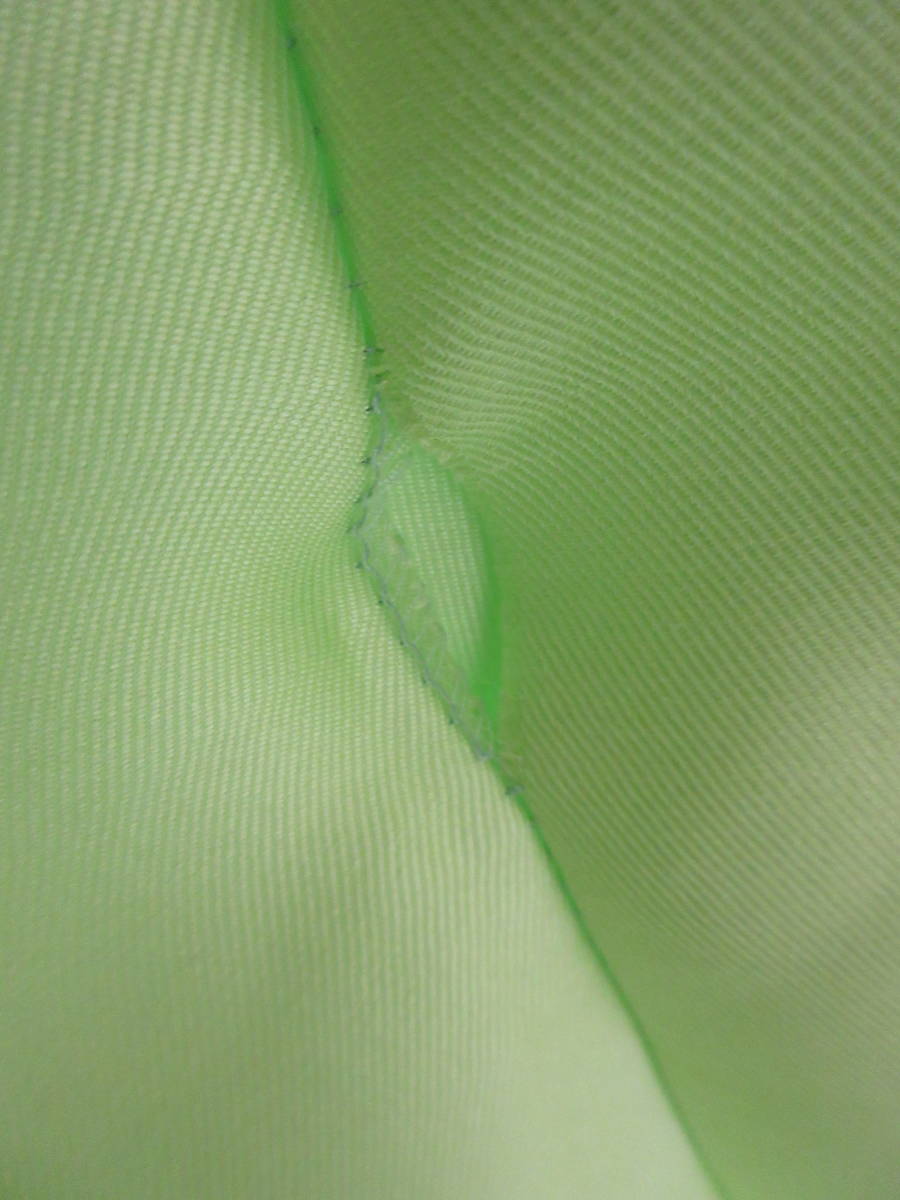 1st FUTABA YOKO ドレス カラー 黄緑 花 L（B53)_画像10