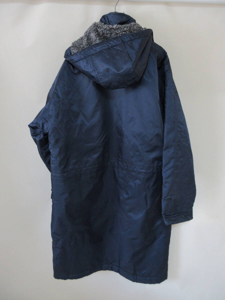 mizuno Mizuno super Star L bench coat hood navy (B59)