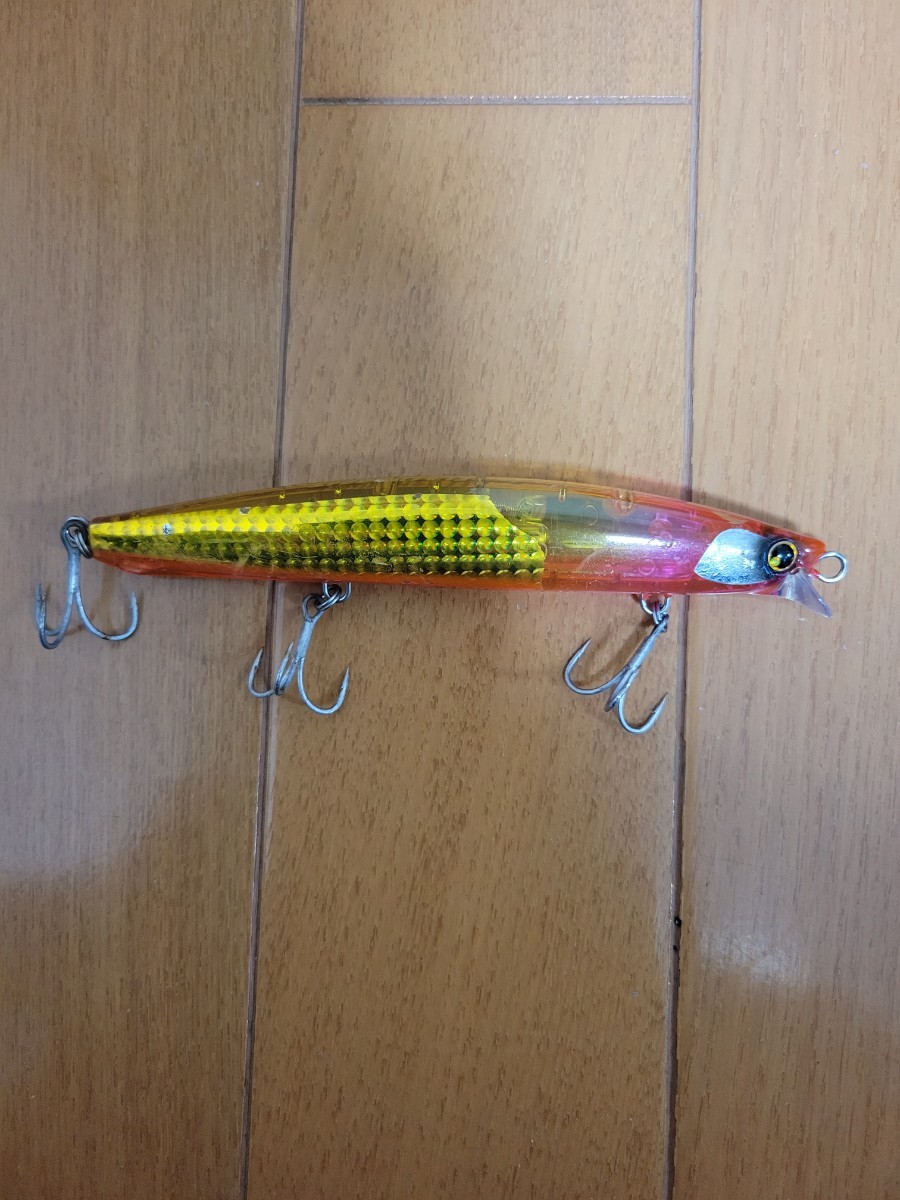 SHIMANO NESSA HIRAME MINNOW SR シマノ　ネッサ　ヒラメミノー　SR 130F フラッシュブースト　Fサーフマンゴー　中古_画像2