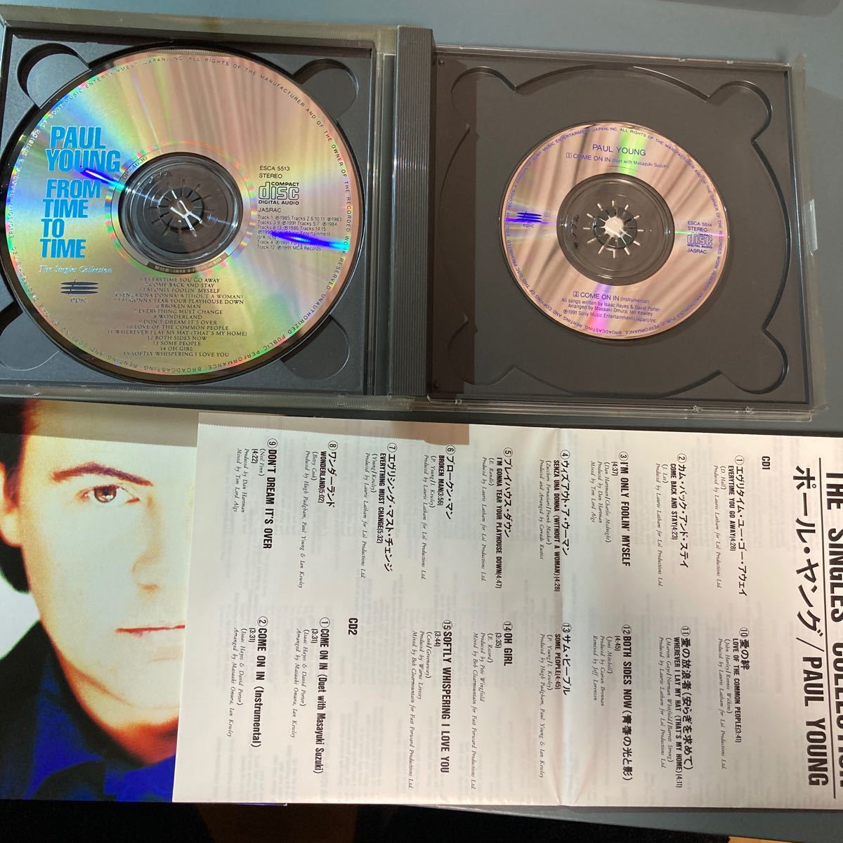 国内盤 2CD★ポール・ヤング／フロムタイムトゥタイム〜ザ・シングル・コレクション _画像3