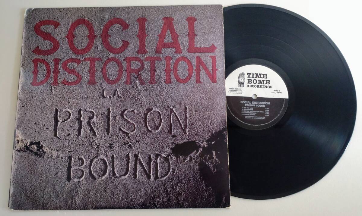 Social Distortion/ Prison Bound LP レコード ソーシャルディストーション パンク Mike Ness マイクネス Time Bom Recordings_画像2