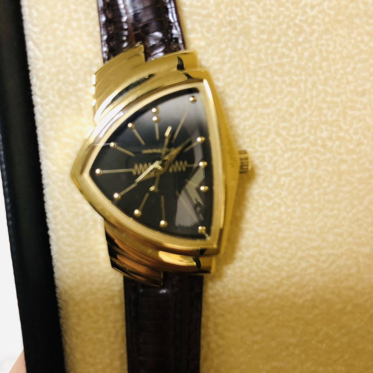 ハミルトン ベンチュラ レディース ゴールド 腕時計 稼働品 ハミルトン ベンチュラ レディース ゴールド 腕時計 稼働品