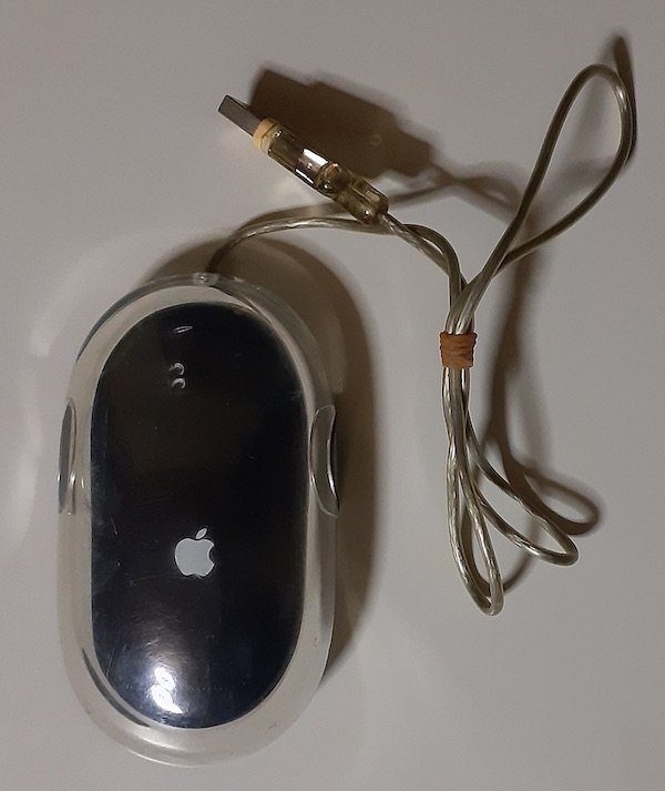 4175 使えるけどジャンク Apple純正 ProMouse M5769 マウス アップル USB光学マウス スケルトンの画像1