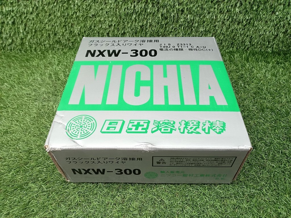 未使用 ニッコー熔材工業 NICHIA 日亜溶接棒 1.2mm 20kg フラックス入 溶接ワイヤ NXW-300_画像1