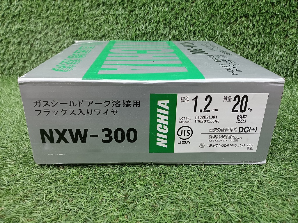 未使用 ニッコー熔材工業 NICHIA 日亜溶接棒 1.2mm 20kg フラックス入 溶接ワイヤ NXW-300_画像5