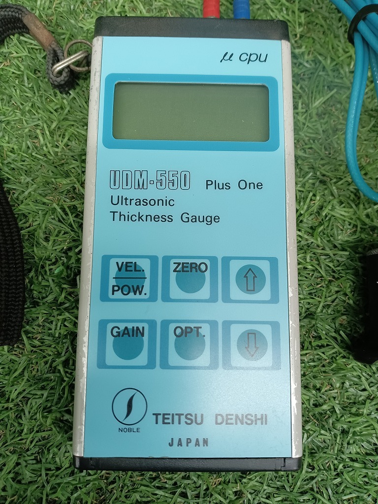 中古 現状品 帝通電子研究所 超音波厚さ計 UDM-550 Plus one 通電確認のみ_画像3