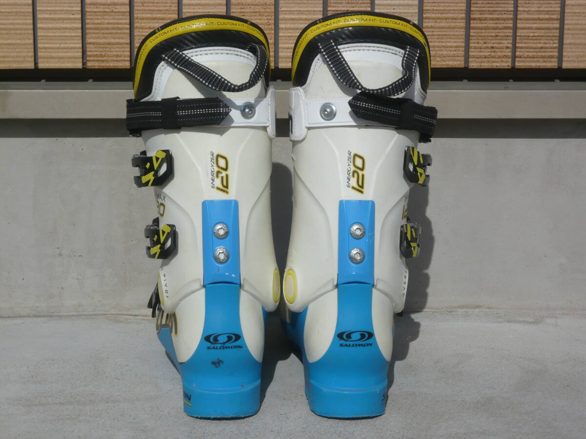 7 即決 SALOMON/サロモン スキーブーツ X-MAX120 白/水色 26 0cm 7 即決 SALOMON/サロモン スキーブーツ X-MAX120 白/水色 26 0cm