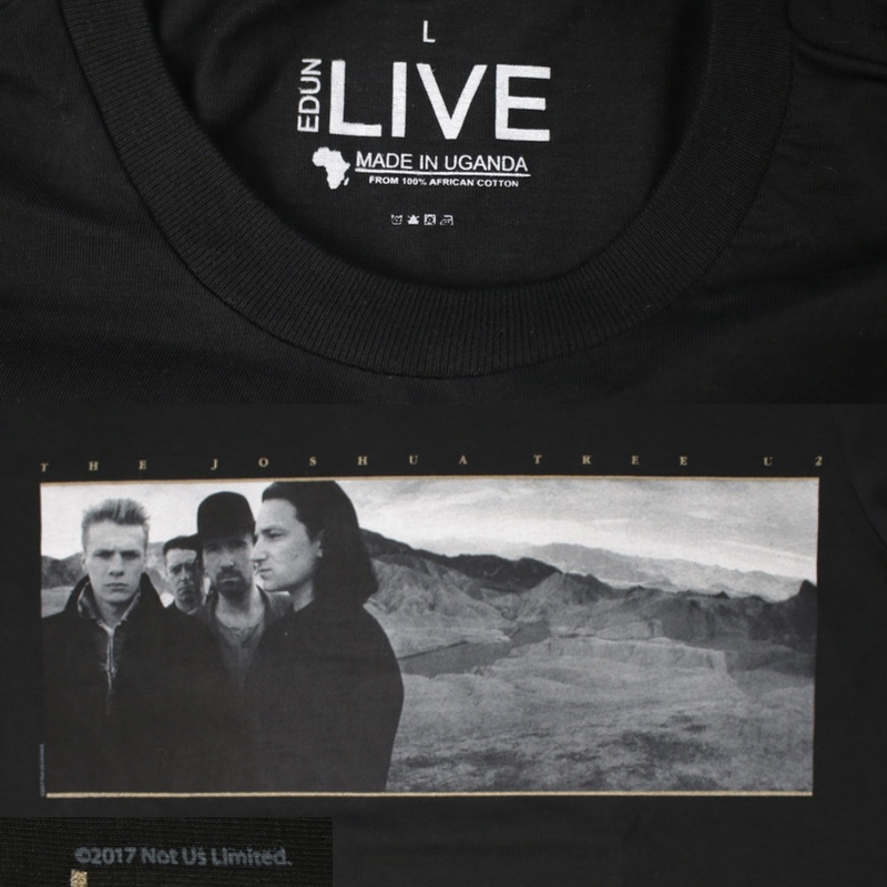 (L) U2 JOSHUA TREE ヨーロッパツアー2017 Tシャツ オフィシャル 新品 インク 【メール便可】 [9018826]の画像4