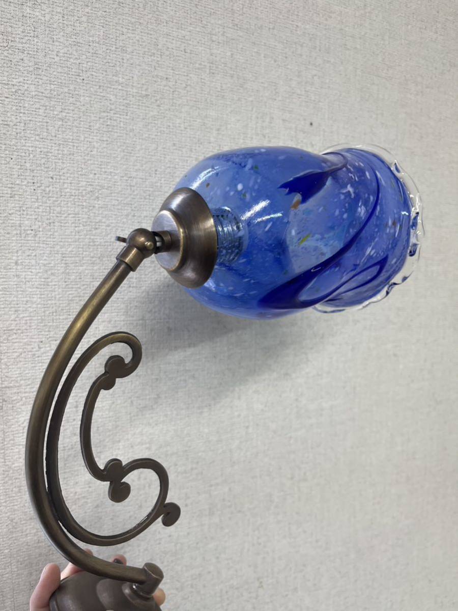 新品未使用　2個セット　琉球ガラス ブラケットランプ ブラケットライト GlassStudio尋 沖縄_画像3