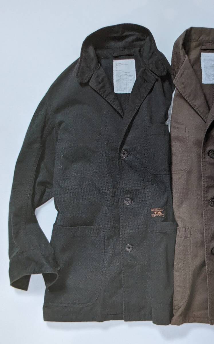 美品　Sサイズ　コート　Shop Coat (2015 A/W)　ジャケット　ネイビー　ブラック　Wtaps　ダブルタップス
