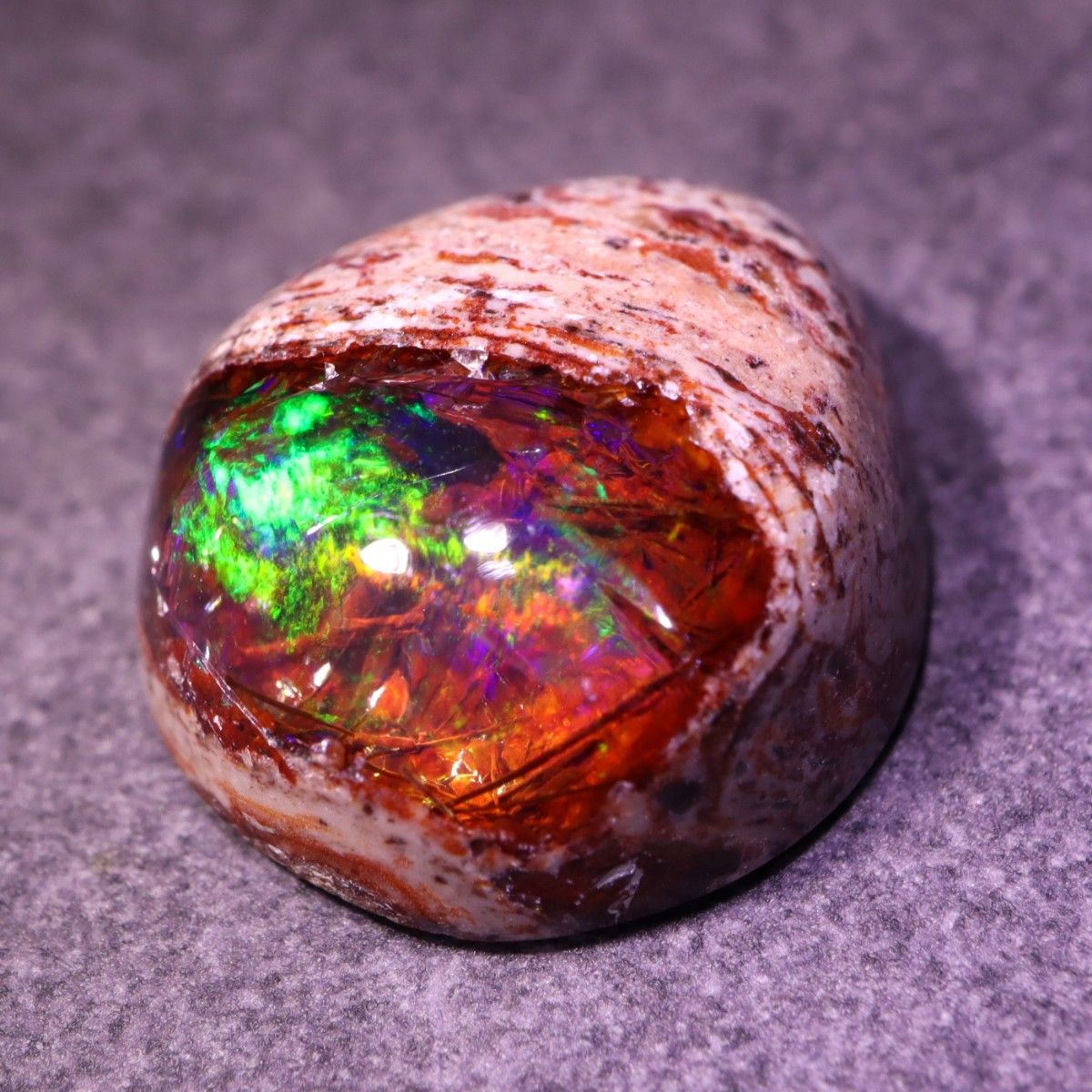 天然カンテラオパール メキシコ産 5.245ct  カボション ルース