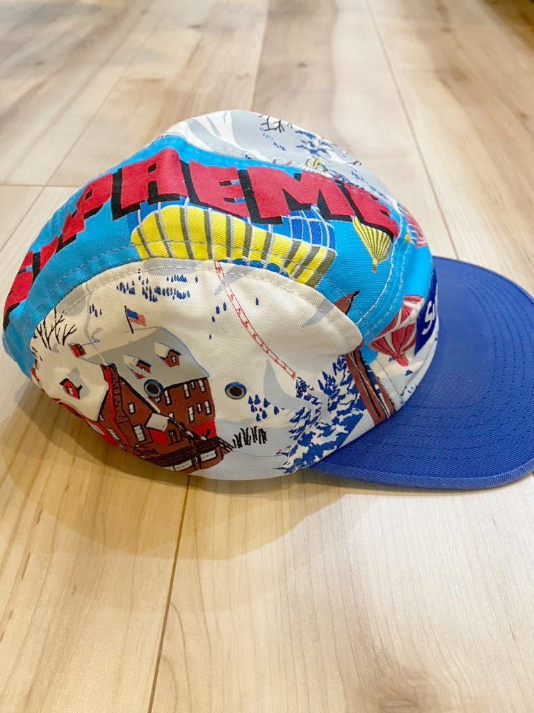 2008AW Supreme Balloon Lodge Camp Cap Blue シュプリーム バルーンロッジキャンプキャップ ブルー　ボックスロゴ _画像3