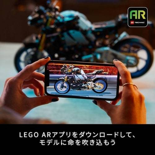 ラスト1点！新品■LEGOレゴテクニック42159 YAMAHAヤマハMT-10 SP バイクオートバイハイパーネイキッドバイクフラッグシップモデル_画像6