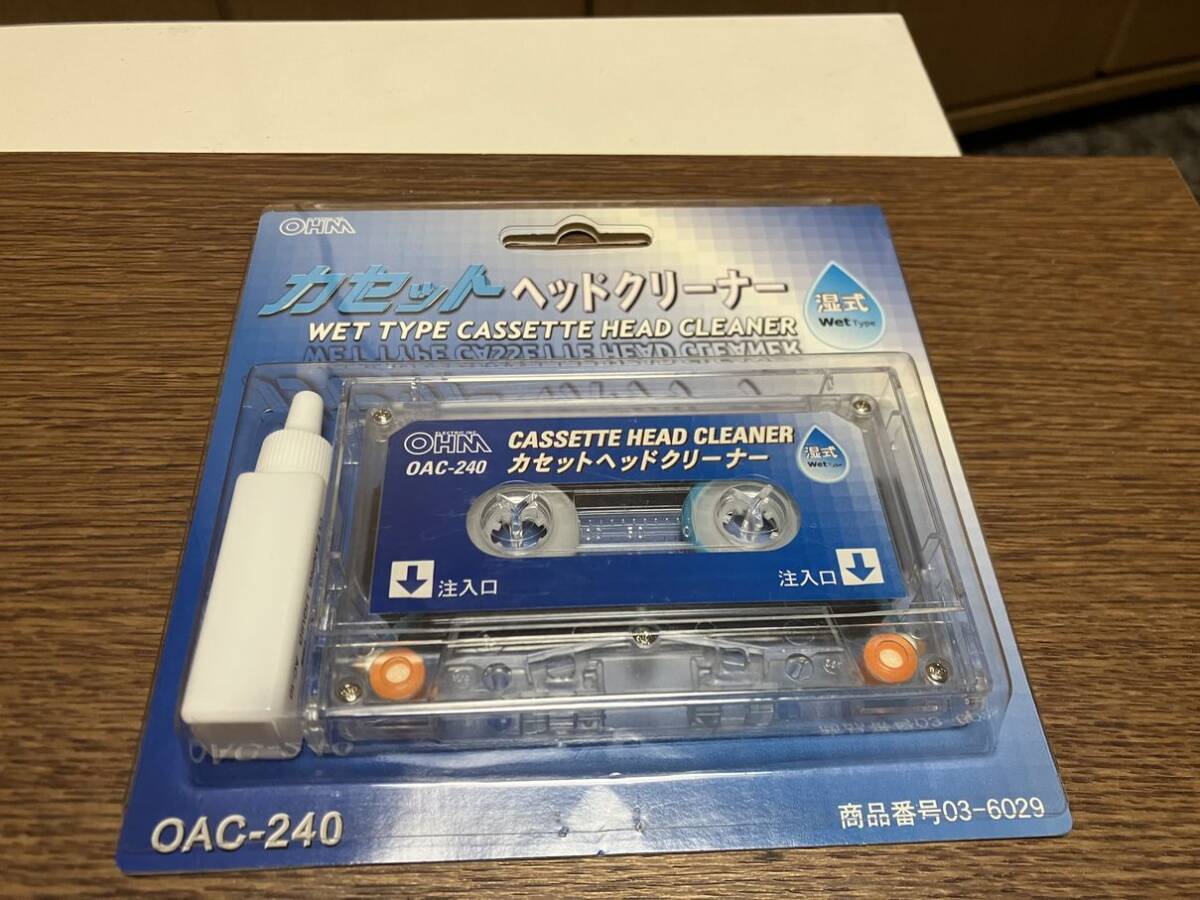  кассетная лента для head очиститель . тип /Wet OHM OAC-240 сухой /Dry TDK HCL-22F комплект 