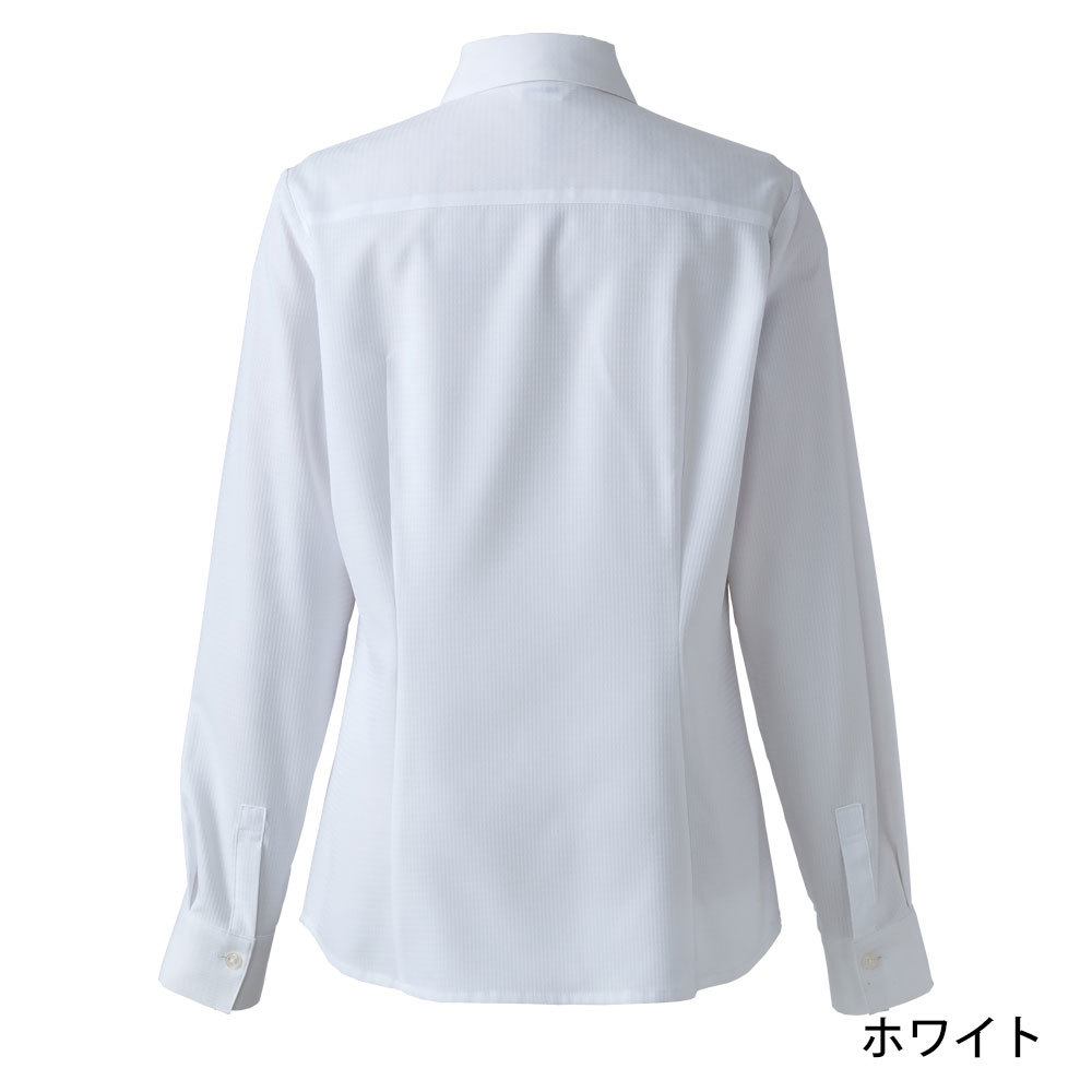 【新品】SELERY_5号_長袖ブラウス（白：ホワイト）36668/セロリー/かわいい会社事務服/おしゃれOL制服