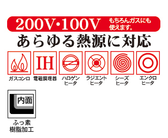 IH対応シチューポット ルピア 20cm LU-20DR_画像2