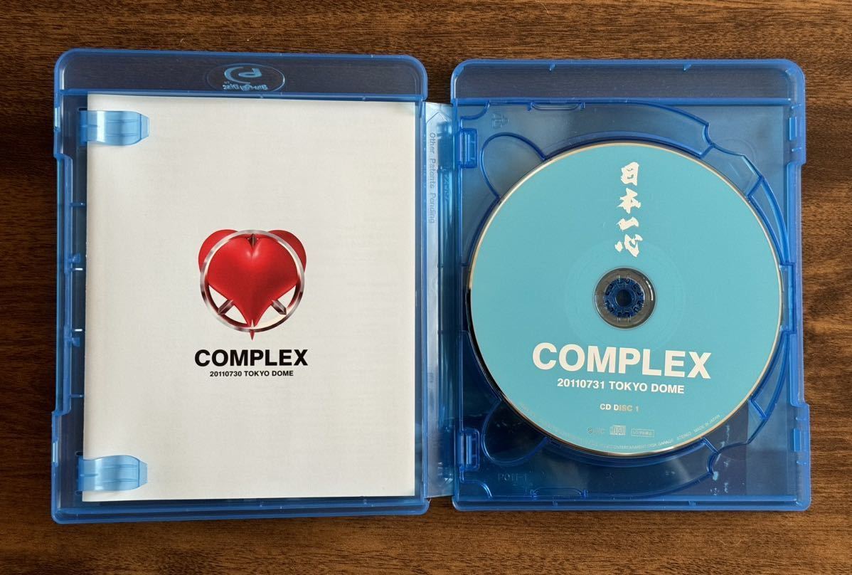 COMPLEX 20110730 日本一心 Blu-ray ブルーレイ BD 完全限定版 COMPLEX 20110730 日本一心 Blu-ray ブルーレイ BD 完全限定版
