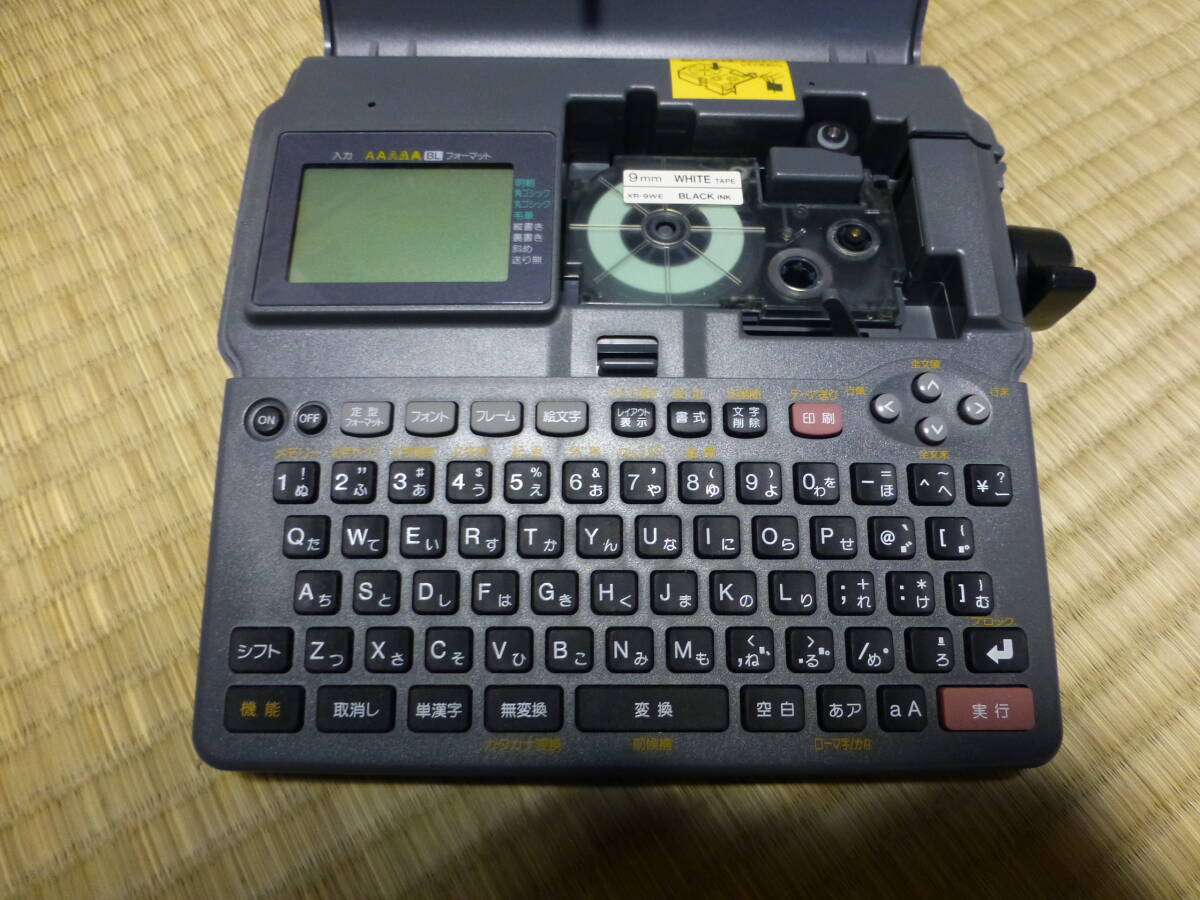 中古 カシオ ネームランド KL-8500 印刷確認 漢字ラベルライター の画像5