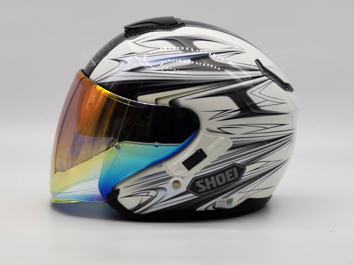 SHOEI ショウエイJ-Cruise CLEAVE ジェイ-クルーズ クリーブ J-CRUISE WHITE/GREY ジェットヘルメット XLサイズ_画像6