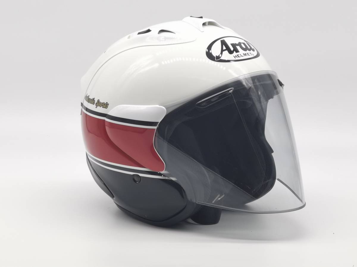 Arai アライ SZ-RAM4 STRIPE YAMAHA ストライプ SZ-Ram4 ヤマハ ジェットヘルメット Sサイズ_画像2