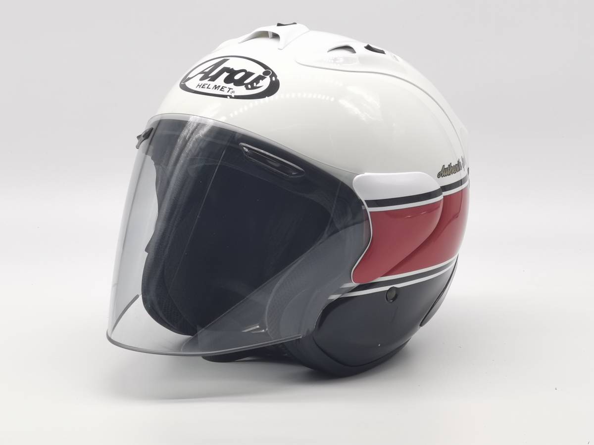 Arai アライ SZ-RAM4 STRIPE YAMAHA ストライプ SZ-Ram4 ヤマハ ジェットヘルメット Sサイズ_画像4