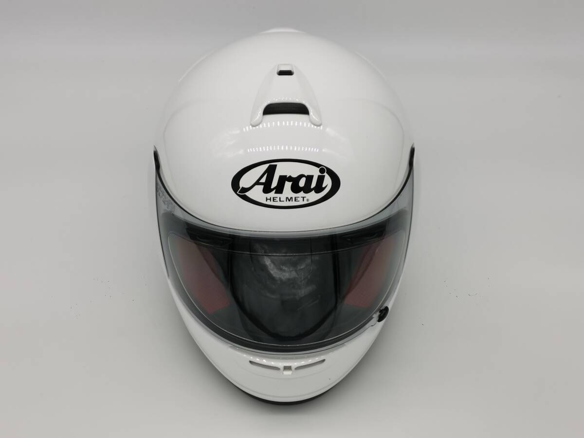 Arai アライ HR-X ホワイト 南海部品オリジナル HRX WHITE フルフェイスヘルメット Lサイズ_画像3