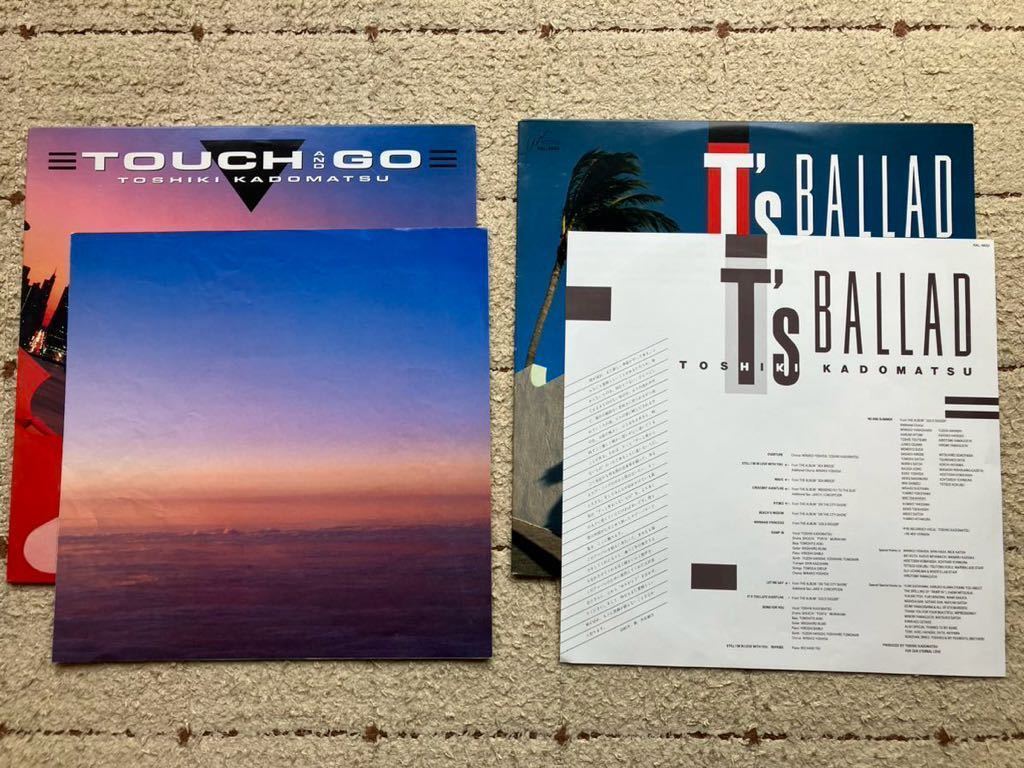 2枚セット LP◆角松敏生(Toshiki Kadomatsu)「T's Ballad」「Touch And Go」◆RAL-8832 RAL-8839◆和モノ 山下達郎 CITY POP_画像4