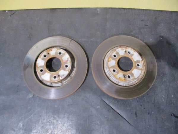 D168*H10 Galant VR-4 [EC5A] front brake rotor left right * secondhand goods 