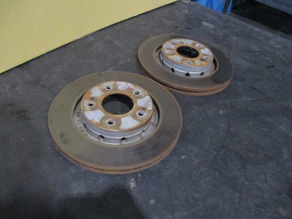 D168*H10 Galant VR-4 [EC5A] front brake rotor left right * secondhand goods 