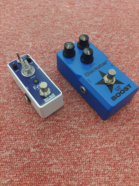 未使用品★REVOL レヴォル NAVY BLUE OVERDRIVE EOD-01 +美品中古★BLACKSTAR ブラックスター LT BOOST 2個セット★1円スタート_画像3