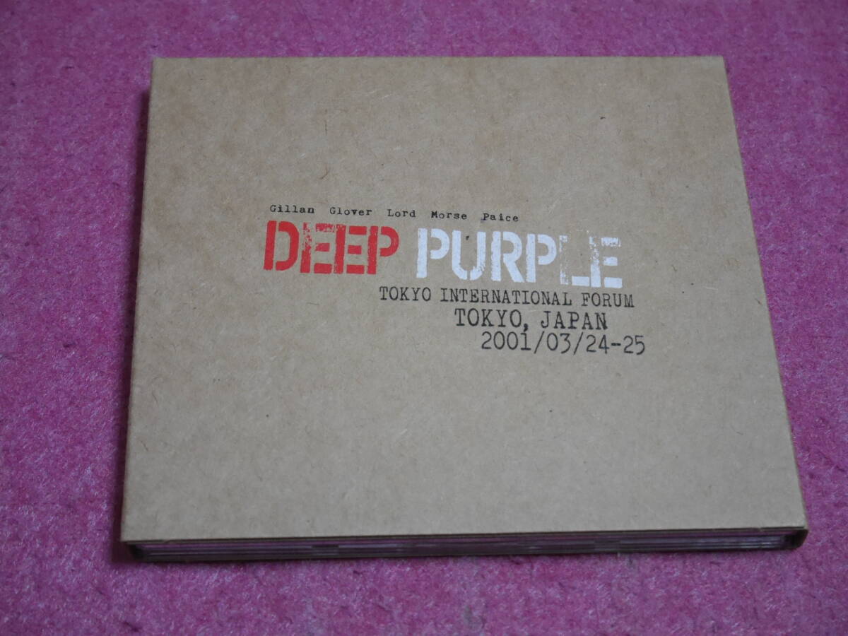 DEEP PURPLE LIVE IN TOKYO 2001 глубокий * лиловый зарубежная запись ограничение запись 2 листов комплект 