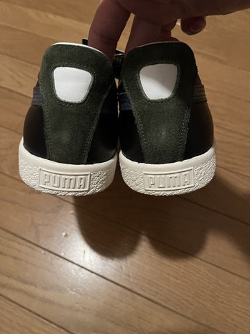 未使用品 PUMA プーマ SOMA SUEDE VTG MIJ 27cm US9 黒 ブラック 緑 グリーンモンスター スウェード ヴィンテージ 日本製 本革 レザー_画像5