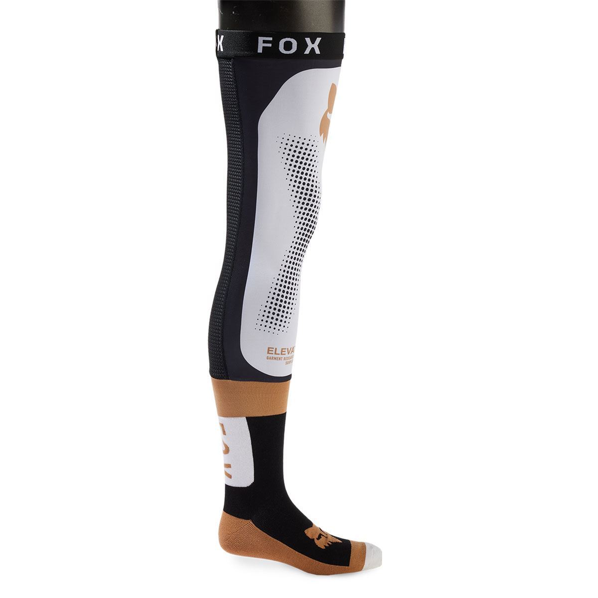 ダートフリーク FOX 31335-018-M ニーブレースソックス ブラック/ホワイト M バイク ライディング インナー 靴下 通気性_画像1