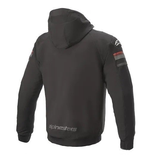 アルパインスターズ SEKTOR V2 TECH HOODIE パーカー ブラック XL バイク ツーリング カジュアル 軽量 撥水_画像2