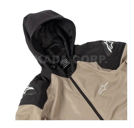 アルパインスターズ SEKTOR MESH v2 HOODIE ASIA パーカー ブラック/ライトグレー M バイク ツーリング メッシュ カジュアル_画像3