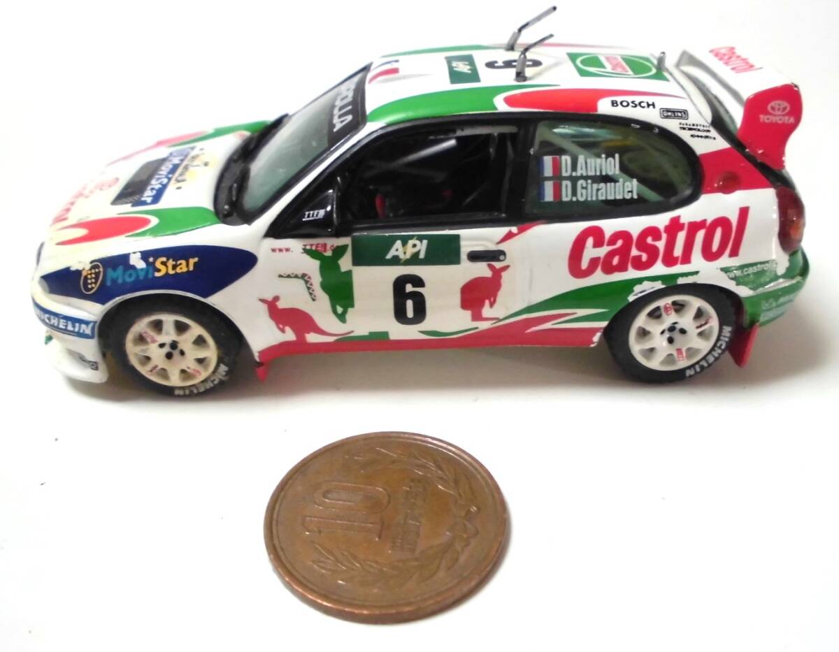 241 VITESSE/ビテス 1/43 API ラリー オーストラリア 1998 #6 TOYOTA CAROLLA WRC/トヨタ カローラ_画像2