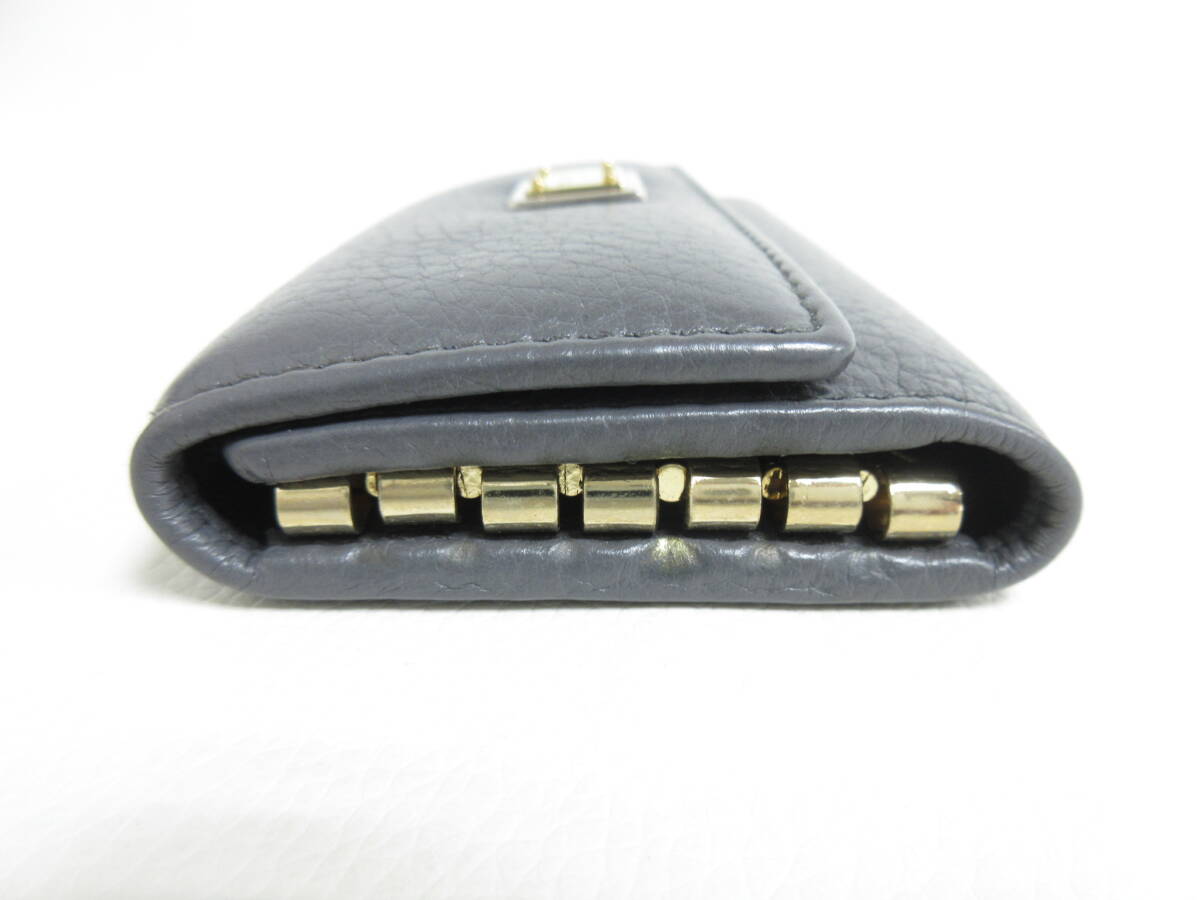 12560◆【SALE】DOLCE&GABBANA ドルチェ&ガッバーナ キーケース/キーホルダー グレー/灰 MADE IN ITALY 中古 USED_画像3