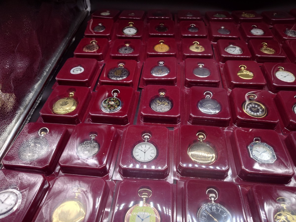 【 ディアゴスティーニ】 甦る 古の時計 郷愁の懐中時計コレクション アシェット 大量 97個 まとめ売り の画像2