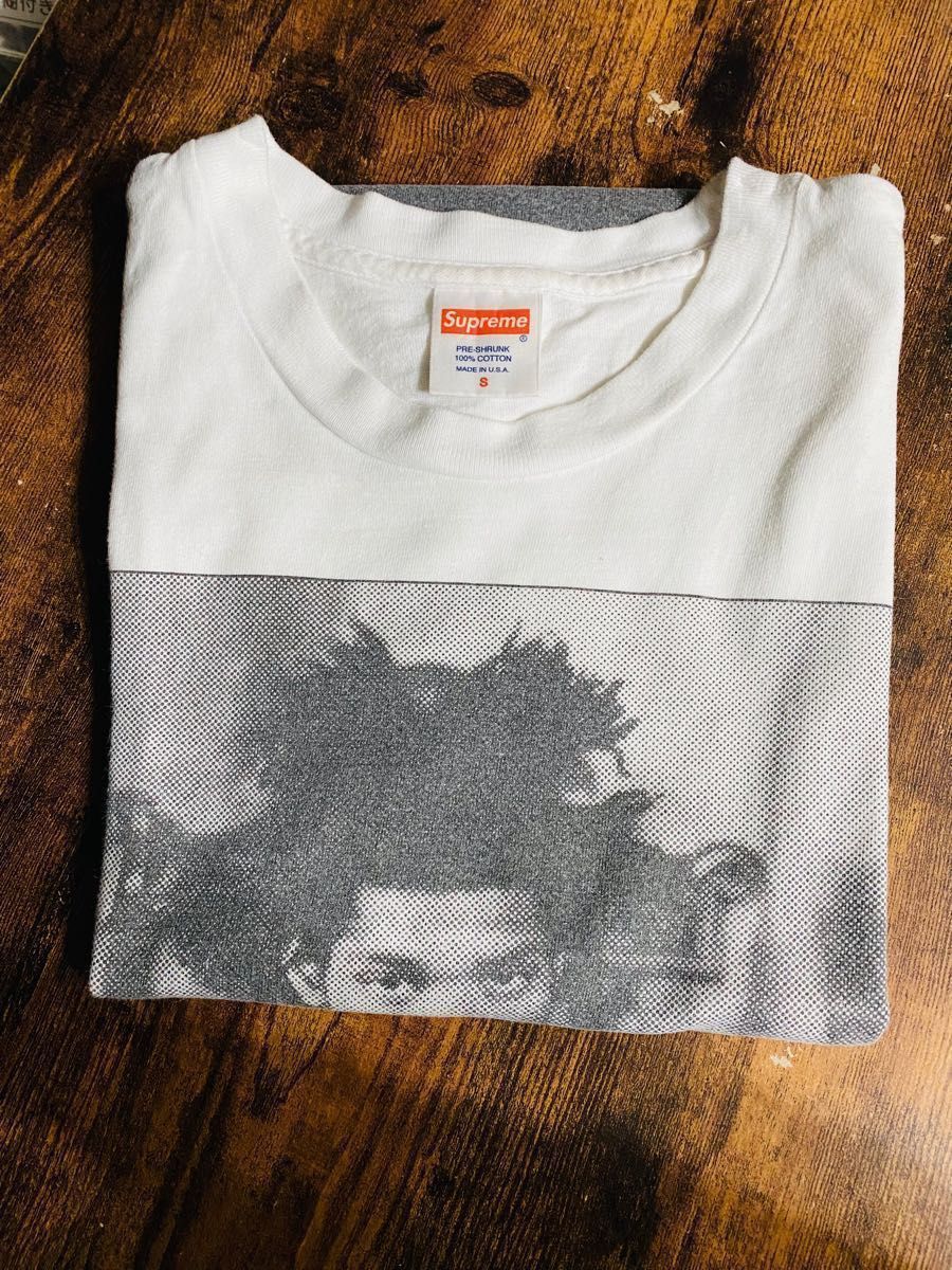 シュプリーム バスキア Tシャツ Supreme Basquiat 本人肖像 古着 シュプリーム バスキア Tシャツ Supreme Basquiat 本人肖像 古着