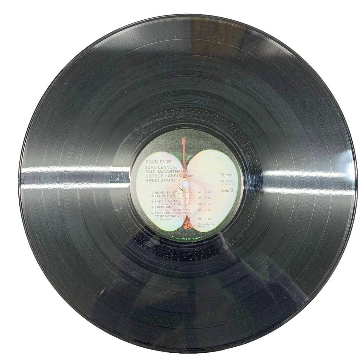 24C123_2 【LPレコード】 The BEATLES ビートルズ BEATLES'65 ST-2228 アナログ盤 現状品 中古の画像6