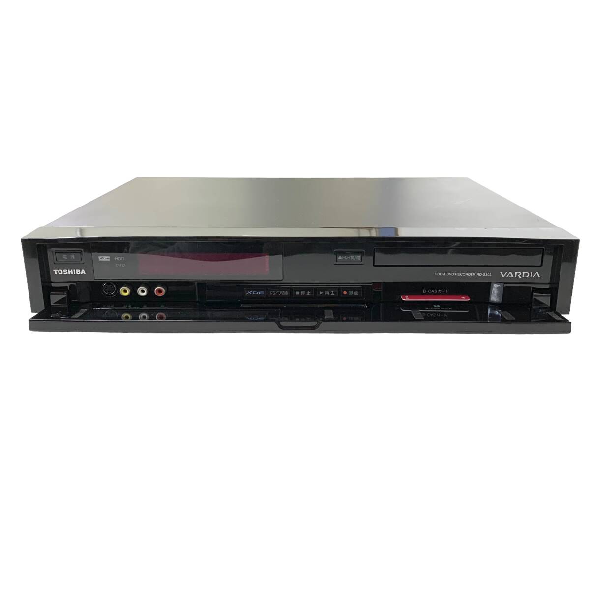 24C130_3 TOSHIBA 東芝 HDDレコーダー RD-S303 VARDIA DVDレコーダー 2008年製 中古品_画像2