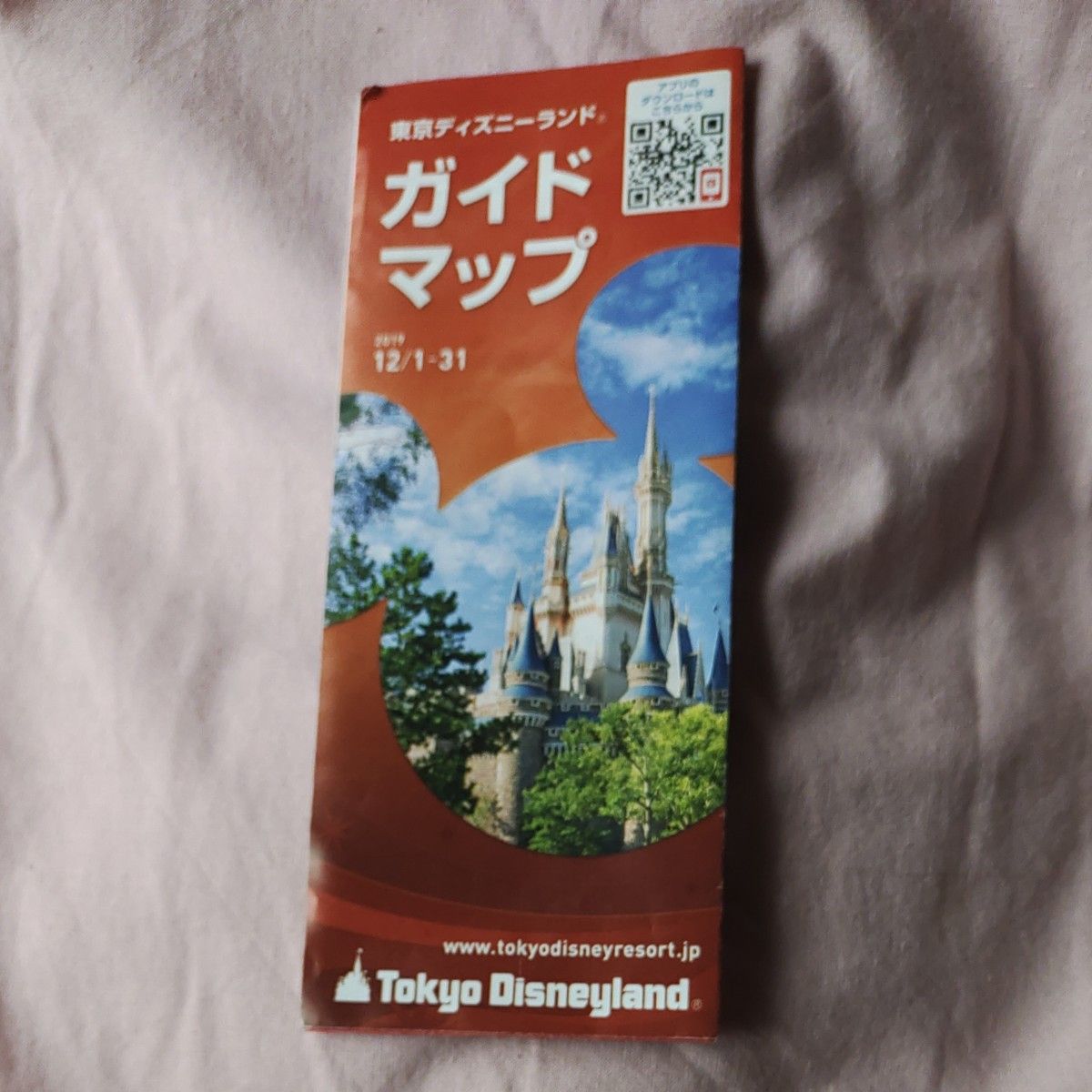 東京ディズニーランドガイドマップ　Today　期限切れパスポート