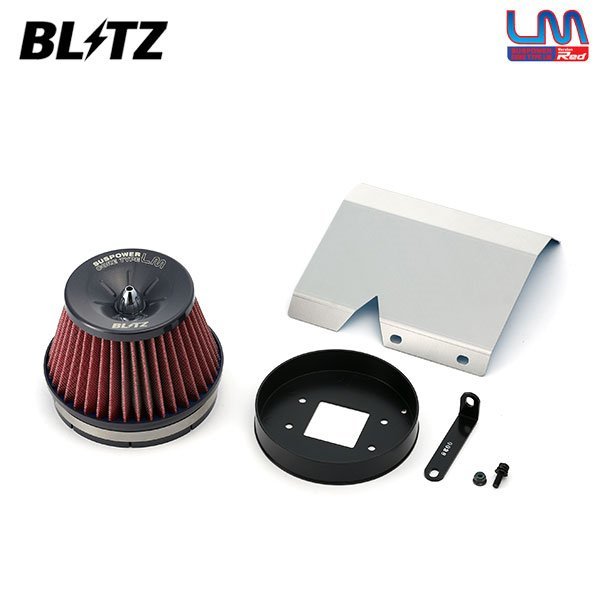 ブリッツ BLITZ サスパワーコアタイプLM 交換フィルター レッド E1 E2