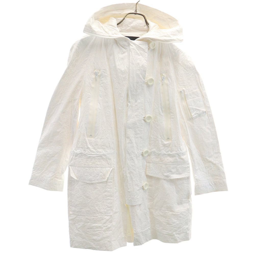 ダブルスタンダードクロージング 日本製 コート F ホワイト DOUBLE STANDARD CLOTHING フード レディース 240209